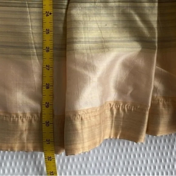 Armani Collezioni Silk Taffeta Strapless Cocktail Dress Peach Tan Size 4 - Picture 11 of 12